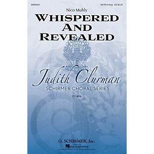 G. Schirmer Whispered and Revealed (Judith Clurman Choral Series) SATB composed by Nico Muhly