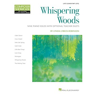 Hal Leonard Whispering Woods - 9 Piano Solos with Optional Teacher Duets Late Elementary Level