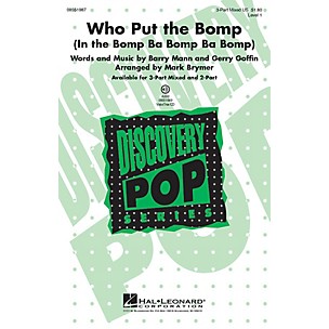 Hal Leonard Who Put the Bomp VoiceTrax CD Arranged by Mark Brymer