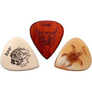 Knc Picks Wild Life Set Guitar Picks With Wooden Box