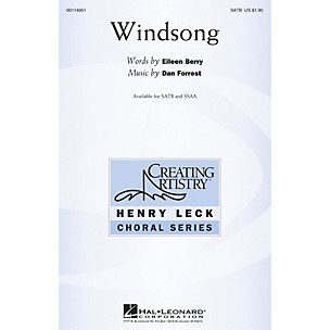 Hal Leonard Windsong SATB composed by Dan Forrest