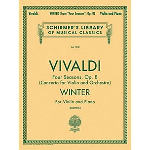 G. Schirmer Winter From Four Seasons Violin / Piano Op 8 By Vivaldi