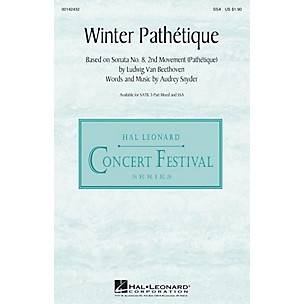 Hal Leonard Winter Pathétique SSA composed by Audrey Snyder