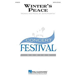 Hal Leonard Winter's Peace SATB composed by John Purifoy