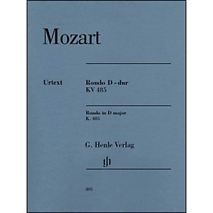 G. Henle Verlag Wolfgang Amadeus Mozart - Rondo in D Major K. 485