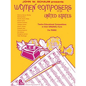 Schaum Women Composers Of The U.s. Educational Piano Series Softcover