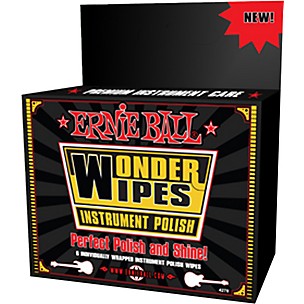 Ernie Ball Wonder Wipe Instrument Polish 6-Pack