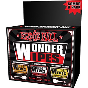 Ernie Ball Wonder Wipe Variety 6-Pack