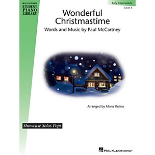 Hal Leonard Wonderful Christmastime - Level 4 Piano Library Series by Paul McCartney (Level Early Inter)