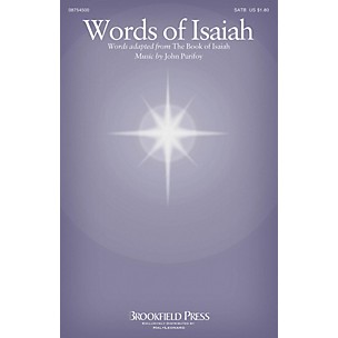 Brookfield Words of Isaiah SATB composed by John Purifoy