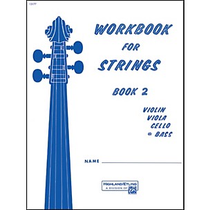 Alfred Workbook for Strings Book 2 Bass