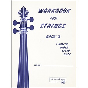 Alfred Workbook for Strings Book 2 Violin