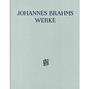 G. Henle Verlag Works for Choir and Quartets for Mixed Voices with Piano or Org, Vol 2 Score by Brahms Edited by Wiechert