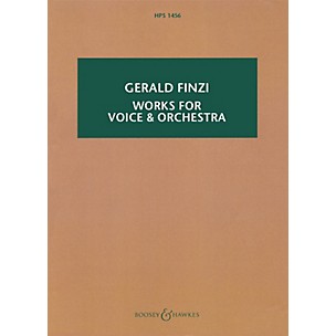 Boosey and Hawkes Works for Voice and Orchestra Boosey & Hawkes Scores/Books Series Softcover Composed by Gerald Finzi