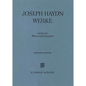 G. Henle Verlag Works with Barytoneseries Henle Edition Series Hardcover