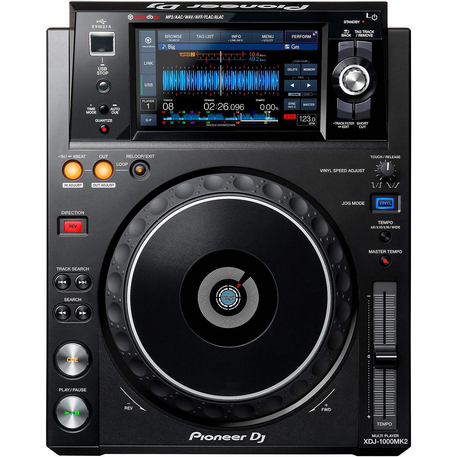 Pioneer DJ XDJ-1000MK2 Digital Performance Multi-Player | Music & Arts Pioneer DJ XDJ-1000MK2 Digital Performance Multi-Player | Music & Arts