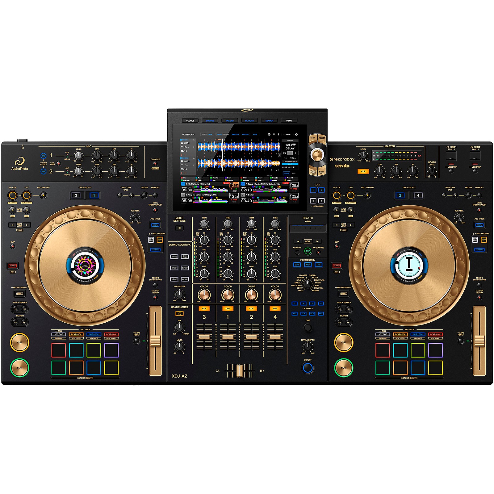AlphaTheta XDJ-AZ-N 4-Channel Professional All-in-One DJ System