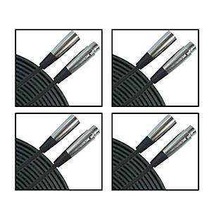 Gear One XLR Microphone Cable 4-Pack -