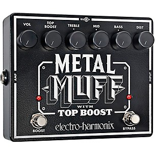 Electro-Harmonix XO Metal Muff With Top Boost Distortion Guitar Effects Pedal