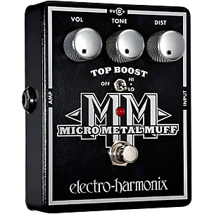 Electro-Harmonix XO Micro Metal Muff Distortion Guitar Effects Pedal