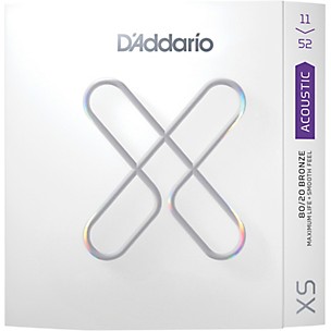 D'Addario XS Acoustic 80/20 Bronze Coated Guitar Strings -