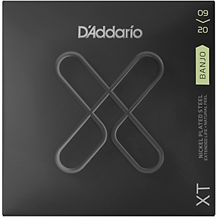 D'Addario XT Banjo Coated Nickel Strings, Light, 09-20