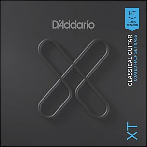 D'Addario XT Composite Classical Guitar Strings - Bass Half Set, Hard Tension
