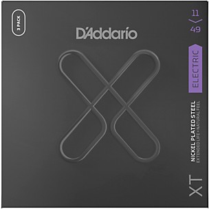 D'Addario XT Nickel-Plated Electric Guitar Strings 11-49, Medium 3-Pack