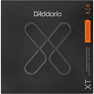 D'Addario XT Phosphor Bronze Acoustic Strings, Extra Light, 10-47