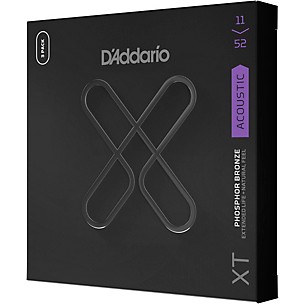 D'Addario XT Phosphor Bronze Coated Acoustic Guitar Strings - 3 Pack
