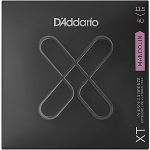 D'Addario XT Phosphor Bronze Mandolin Strings, Custom Medium, 11.5-40