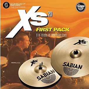 Sabian Xs20 First Pack - 14" Hi-Hats and 16" Crash Cymbal