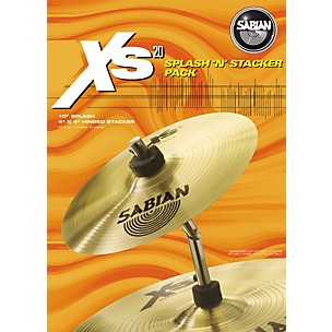 Sabian Xs20 Splash 'N' Stacker Cymbal Pack