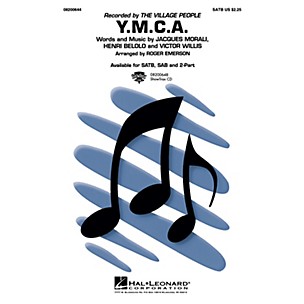 Hal Leonard Y.M.C.A. Combo Parts by The Village People Arranged by Roger Emerson