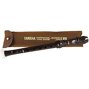 Yamaha YRN-302B Professional Sopranino Recorder with Baroque Fingering