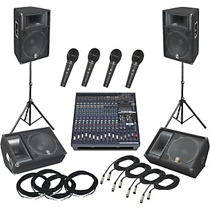 Yamaha Yamaha EMX5016CF / S115V PA Package with Monitors