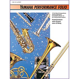 Alfred Yamaha Performance Folio B-Flat Clarinet