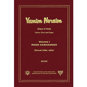 Transcontinental Music Yamim Noraim (Days of Awe) (Volume I: Rosh Hashannah) Transcontinental Music Folios Series