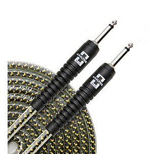 Analysis Plus Yellow Oval Instrument Cable with Overmold Plug w/Straight-Straight Plugs