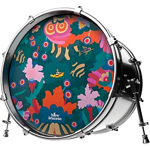 Evans Yellow Submarine Under the Sea Bass Drumhead