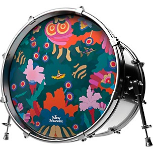 EVANS Yellow Submarine Under the Sea Bass Drumhead