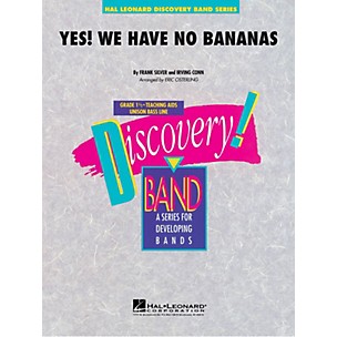 Hal Leonard Yes! We Have No Bananas Concert Band Level 1.5 Arranged by Eric Osterling