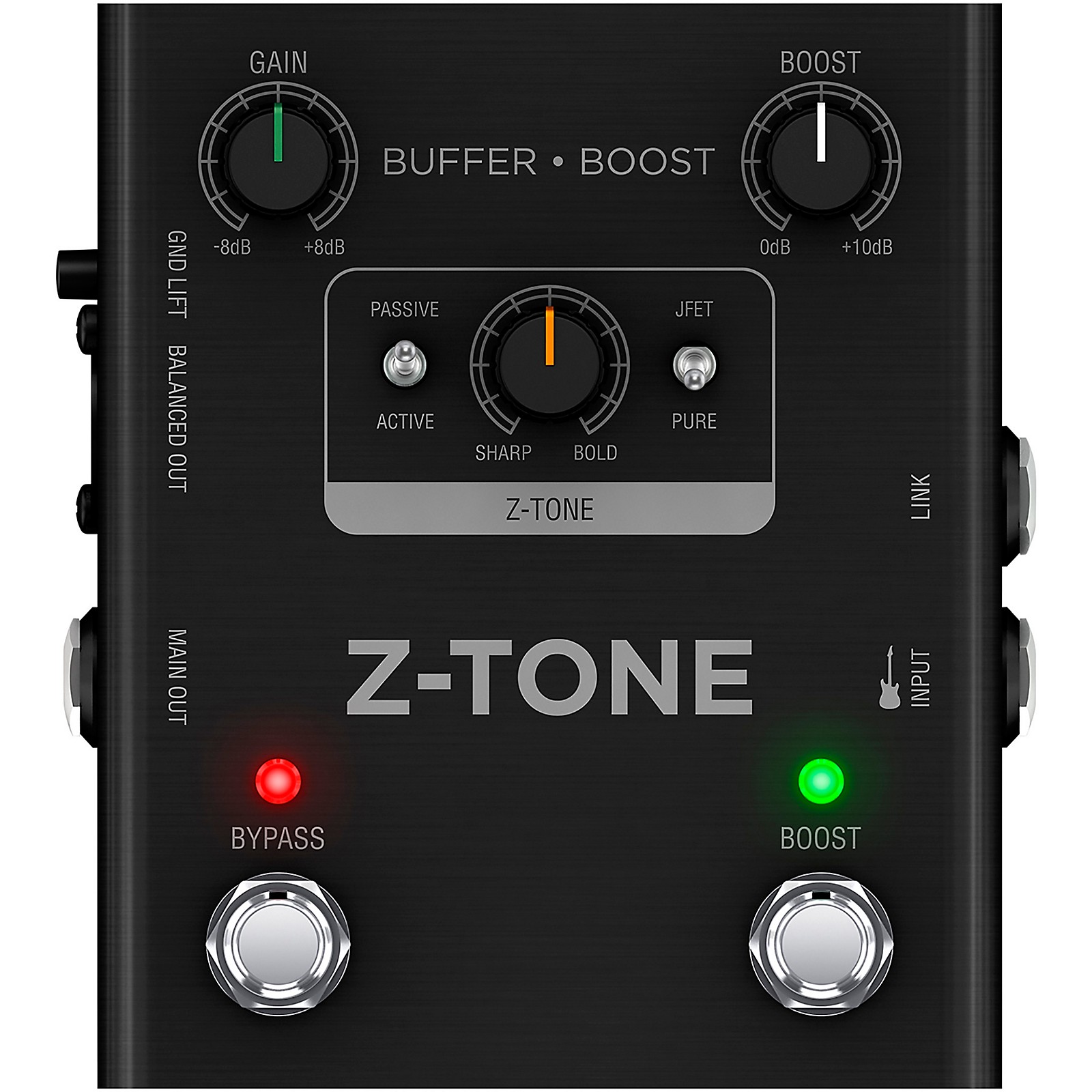 Z-TONE BUFFER + BOOST エフェクター IK Multimedia Z-TONE Buffer Boost Effects Pedal | Music & Arts