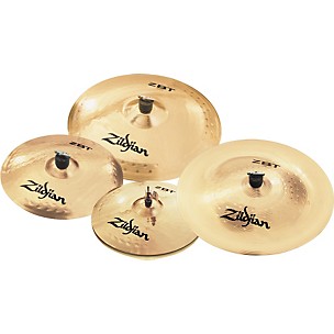 Zildjian ZBT 4-Piece Cymbal Set with FREE 18" China and Cymbal Bag