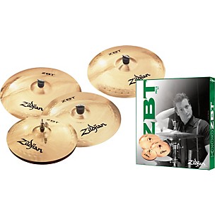 Zildjian ZBT 4 Pro Cymbal Pack with Free 18" Crash