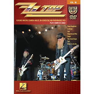 Hal Leonard ZZ Top - Guitar Play-Along DVD Volume 38