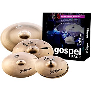 Zildjian Zildjian A Custom Series Cymbal Pack Gospel With Free 17" Crash