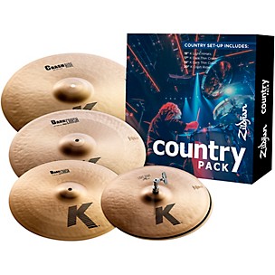 Zildjian Zildjian K Series Cymbal Pack Country With Free 17" Crash