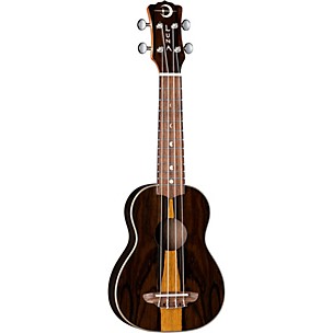 Luna Guitars Ziricote Wood Soprano Ukulele