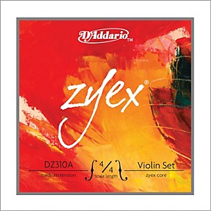 D'Addario Zyex 4/4 Violin Set Aluminum Strings